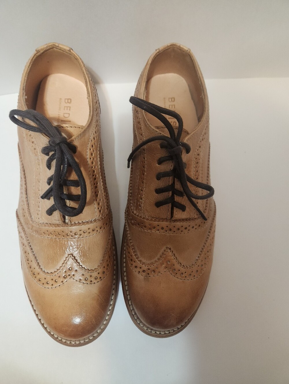 Bed Stu Leather Oxford Rustic Wingtips - Picture 10 of 13